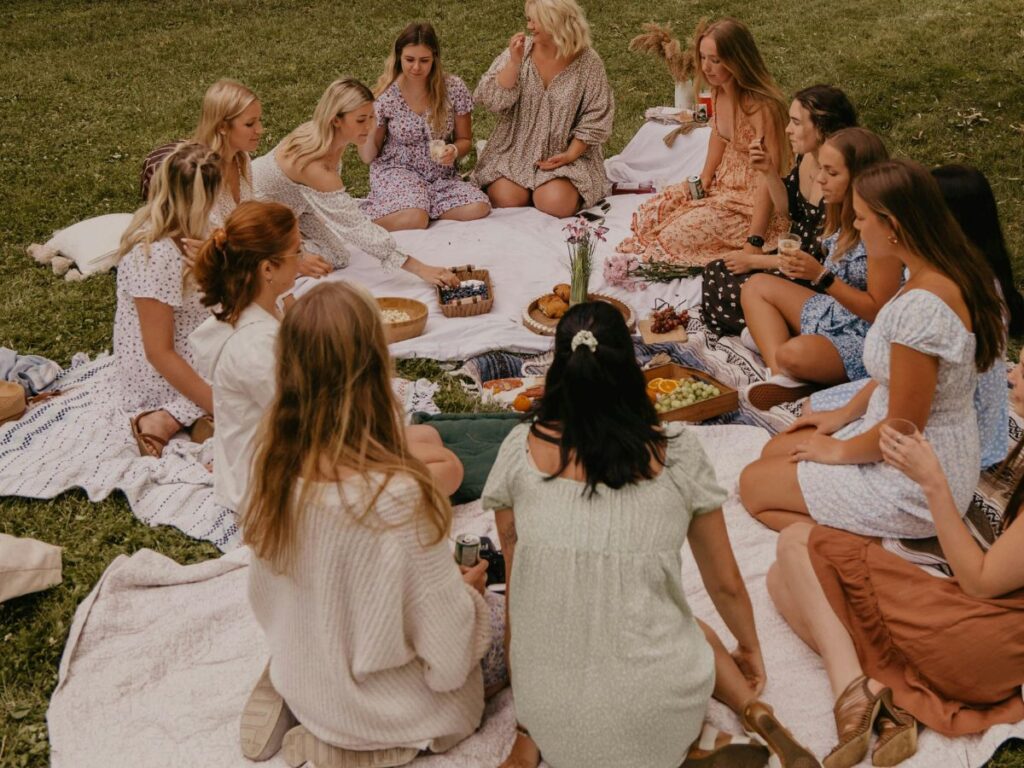 ladies on a picnic