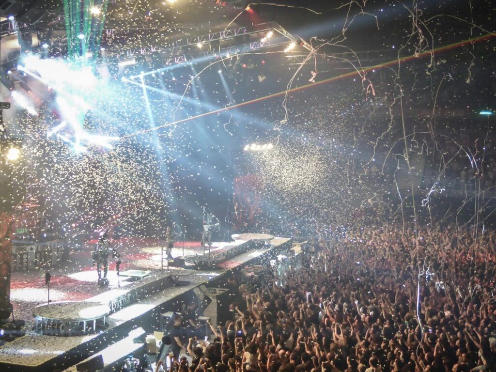 people enjoying concert