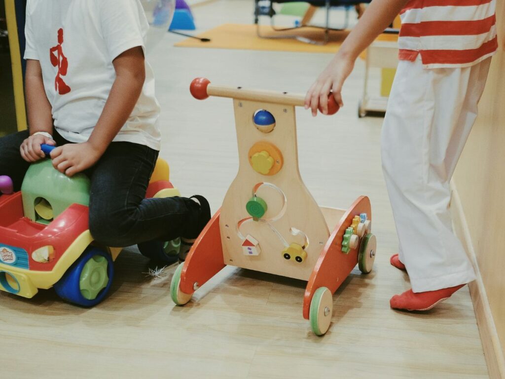 kids playing in daycare