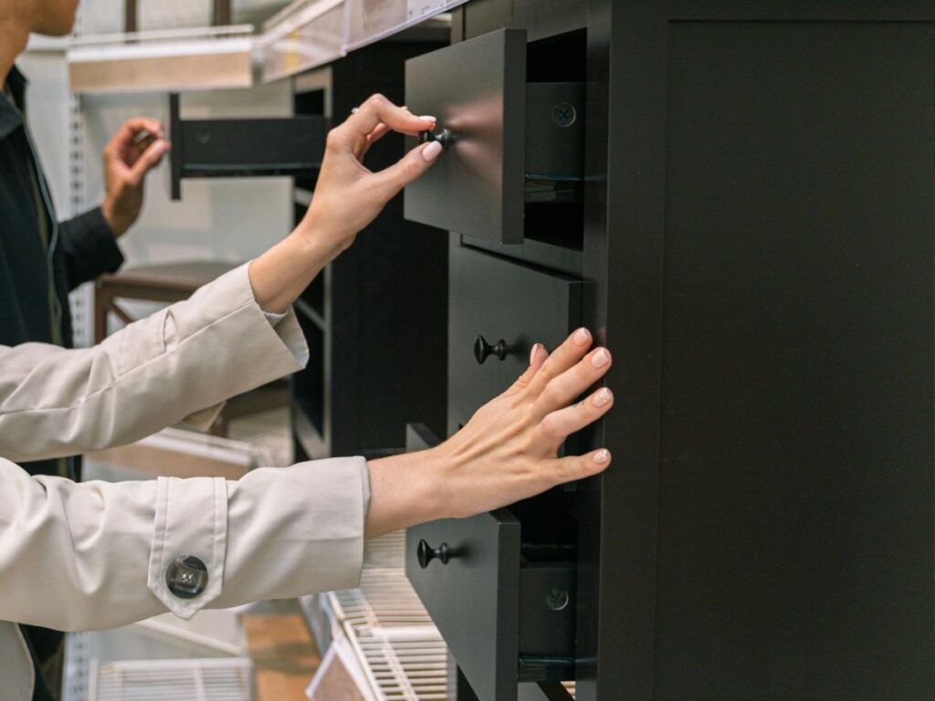 checking drawers