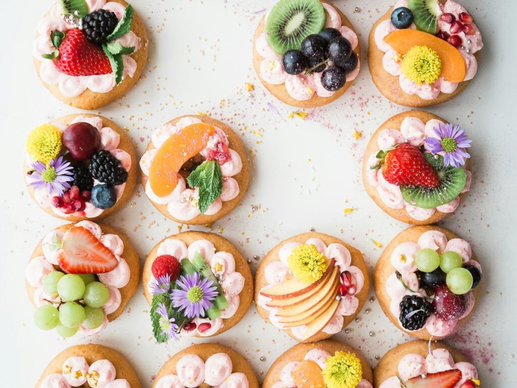 decorated baked goods 