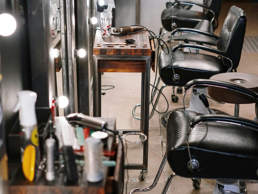 salon setting