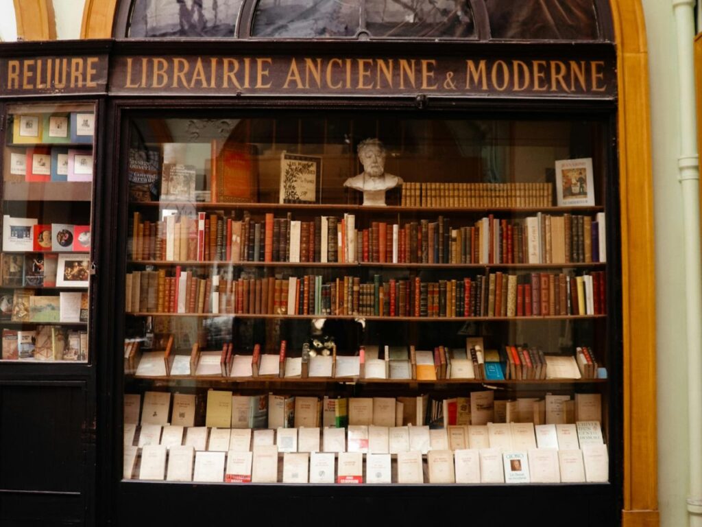 books in a shelf