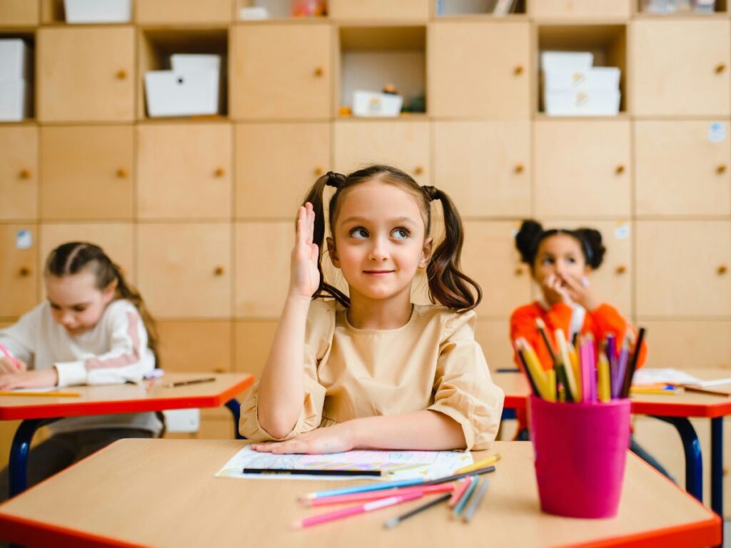 students in a classroom