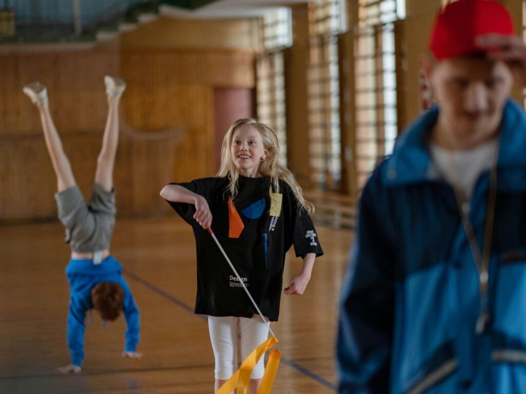 people in a community centre