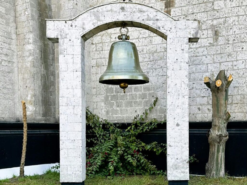 bell in a historical site