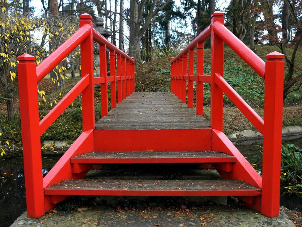 bridge in park