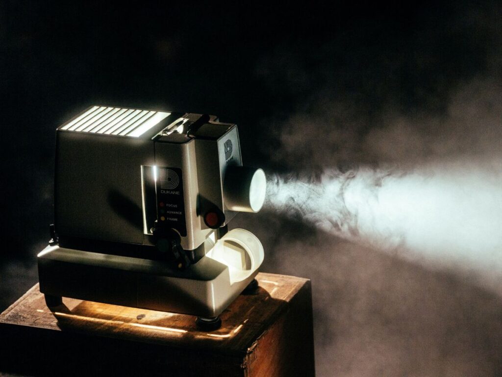 projector in cinema