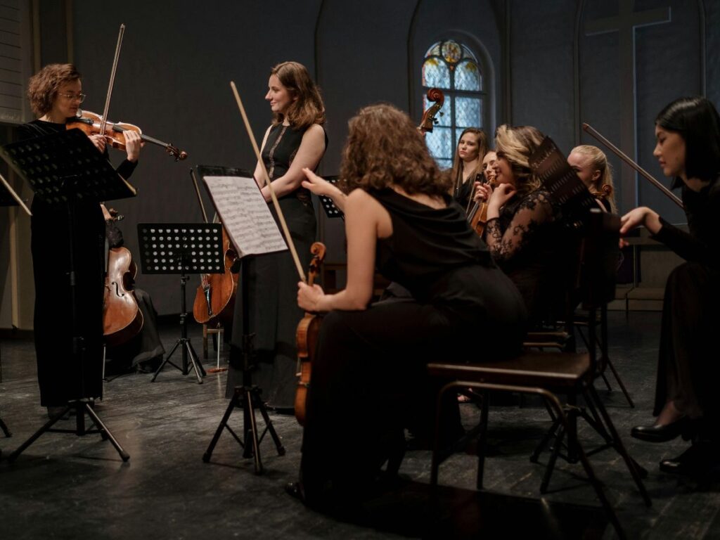 musicians performing