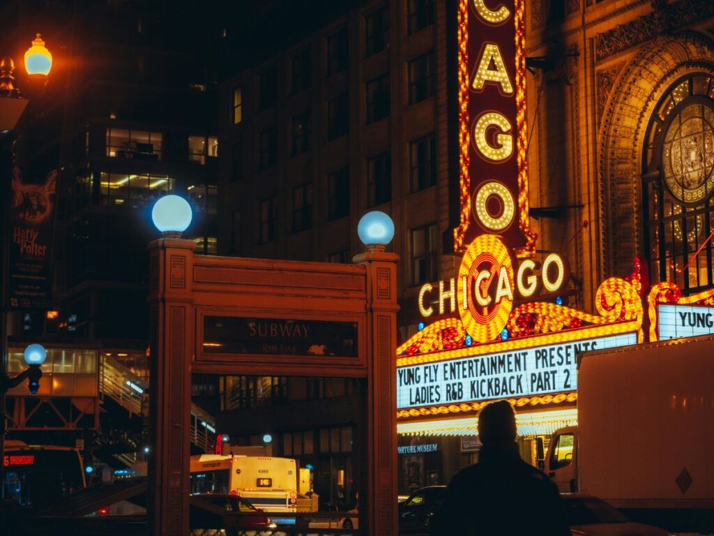 outside a theatre
